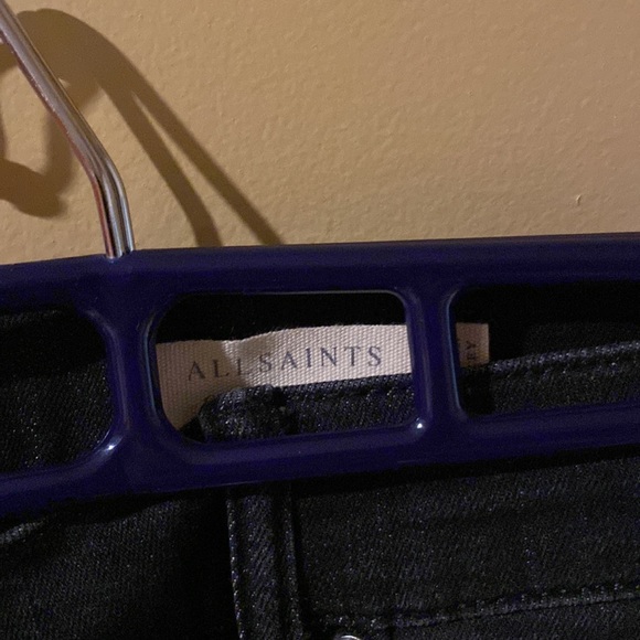 Mens black jeans ALLSAINTS - Picture 2 of 2